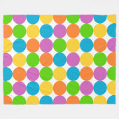 Retro-Sixties-Decke Fleecedecke (Vorderseite (Horizontal))
