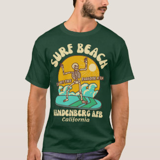 Retro Sixties Surf Beach Vandenberg AFB Kalifornie T-Shirt