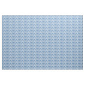 Retro skandinavisches blaues Muster Stoff (Yard (91,4 cm))