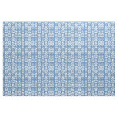 Retro skandinavisches blaues Muster Stoff (Fat Quarter (45,7 x 55,9 cm))