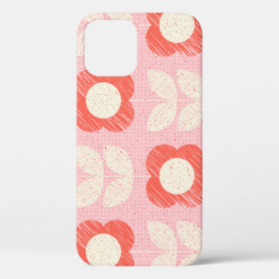 Retro-skandinavisches stilisiertes florales Nahtlo Case-Mate iPhone Hülle