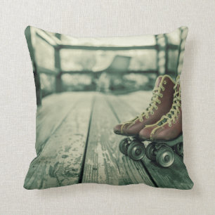 Retro-Skate für Vintage Rollen Kissen