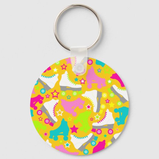 Retro-Skate Schlüsselanhänger (Vorderseite)