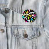 Retro Skate (Schwarzes) Button (Beispiel)