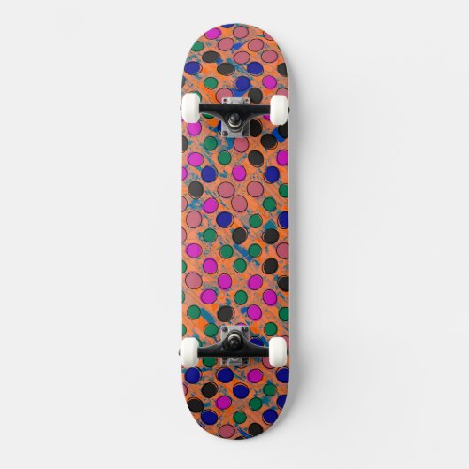 Retro Skateboard (Vorderseite)