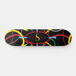 Retro Skateboard der 80er Jahre, 7¾ Zoll Deck