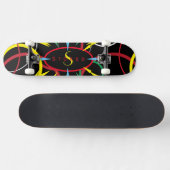 Retro Skateboard der 80er Jahre, 7¾ Zoll Deck (Horizontal)