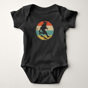 Retro Skateboarder Sportlerin Skateboard Gi Baby Strampler