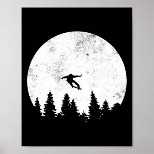 Retro-Skateboarding 80er Jahre Vintage Skate T-Shi Poster