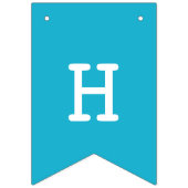 Retro Skaten Birthday Party Wimpelkette (Zweite Fahne)