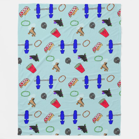 Retro Skaten Rink Decke (Vorderseite)