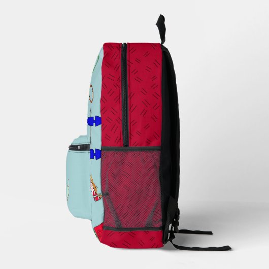 Retro Skaten Rink Rucksack (Rechts)