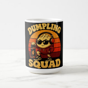 Retro-Skater-Dumpling-Squad Grafik-T-Shirt Kaffeetasse