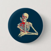 Retro Skeleton Button (Vorderseite)