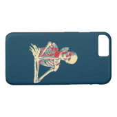 Retro Skeleton Case-Mate iPhone Hülle (Rückseite (Horizontal))