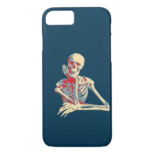 Retro Skeleton Case-Mate iPhone Hülle (Rückseite)
