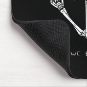 Retro Skeleton Halloween Kostümspass Beängstigende Mousepad (Ecke)