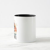 Retro Skeleton Pumpkin Tasse (Zentrum)