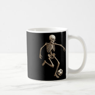 Retro-Skelett-Fußball-Halloween-Kostüm Lustige Män Kaffeetasse