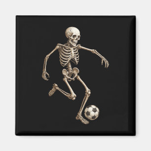 Retro-Skelett-Fußball-Halloween-Kostüm Lustige Män Magnet