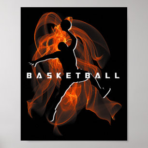 Retro Skelett Spieler Liebhaber Sportteam Jungen M Poster