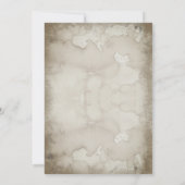 Retro Skeletton-Halloween-Party-Bash Einladung (Rückseite)