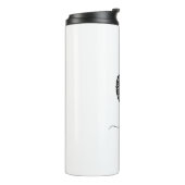 Retro Sketch Monogram Letter C, Thermal Tumbler Thermosbecher (Nach links gedreht)