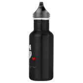 Retro Sketch Monogramm Buchstaben G, Wasserflasche (Rechts)