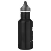 Retro Sketch Monogramm Letter T, Wasserflasche (Links)