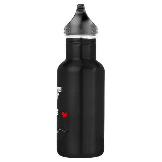 Retro Sketch Monogramm Letter Y, Wasserflasche (Rechts)