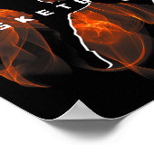 Retro Sketll Player Lover Sports Team Boys Girls K Poster (Ecke)