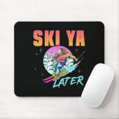 Retro Ski 90er 80er Skiausrüstung Skipass Ya Späte Mousepad (Mit Mouse)