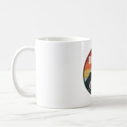 Retro Ski Big Sky Montana USA Kaffeetasse (Links)
