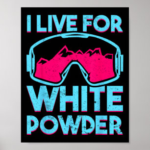 Retro-Ski-Schneebrille Vintage 80er 90er Skifahren Poster