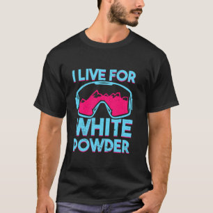 Retro-Ski-Schneebrille Vintage 80er 90er Skifahren T-Shirt
