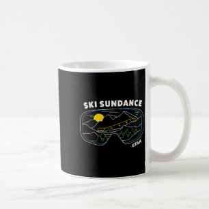 Retro Ski Sundance Utah Us Ski Resort Snowboarde Kaffeetasse