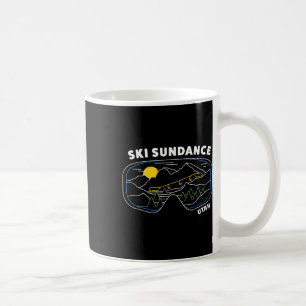 Retro Ski Sundance Utah Us Ski Resort Snowboarde Kaffeetasse