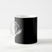 Retro-Ski-Vektor Kaffeetasse (Vorderseite Links)