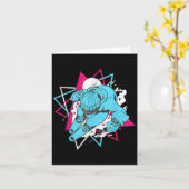 Retro Ski Vintag 80er 90s Skiausrüstung _1 Karte (Gelbe Blume)