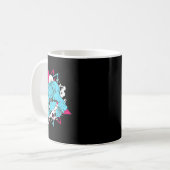 Retro Ski Vintag 80er 90s Skiausrüstung 3 Kaffeetasse (Vorderseite Links)