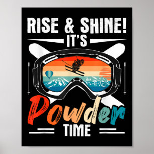 Retro Ski Winter Ski Ski Ski Ski Ski Rise & amp; S Poster