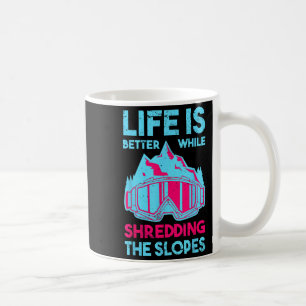 Retro-Skibrille Vintage 80er 90er Skiausrüstung _1 Kaffeetasse