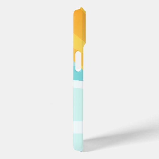 Retro Skidesign mit verschneiten Landschaften Case-Mate iPhone Hülle (Rückseite / Rechts)