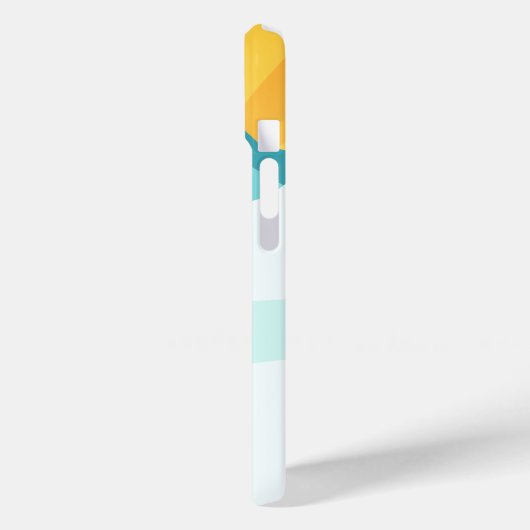 Retro Skidesign mit verschneiten Landschaften Case-Mate iPhone Hülle (Rückseite / Links)