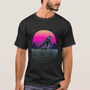 Retro Skier - Skifahren Langlauf Wintersport Langl T-Shirt