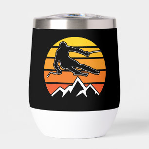 Retro Skifahren