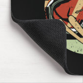Retro Skifahrer Funny Ski Ski Ski Ski Ski Ski Mousepad (Ecke)