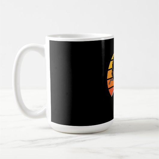 Retro Skiing Kaffeetasse (Links)