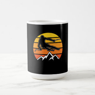 Retro Skiing Kaffeetasse