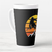Retro Skiing Milchtasse (Linke Ecke)